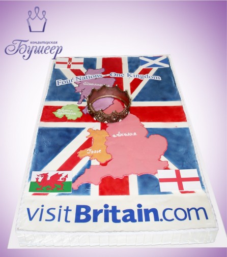 Заказать торт "visit Britain.com"
