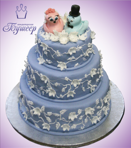 Заказать торт "Птички жених и невеста"
