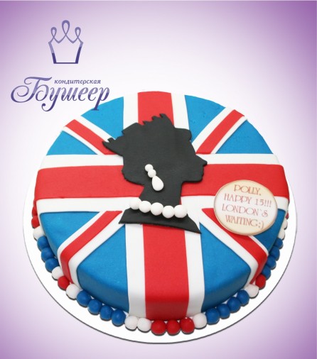 Заказать торт "Британский флаг"